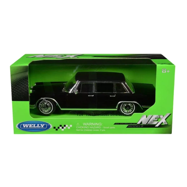 Коллекционный автомобиль 1963 mercedes-benz 600 1:24 welly 3