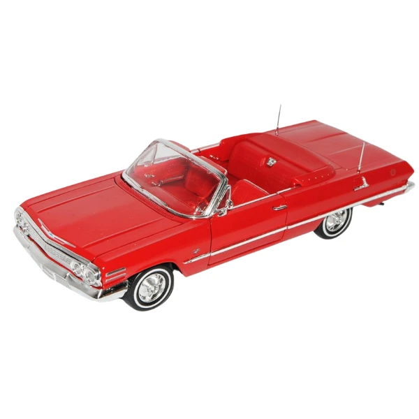 Коллекционный автомобиль 1963 chevrolet impala 1:24 welly 3