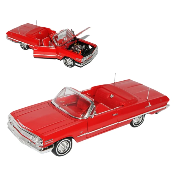Коллекционный автомобиль 1963 chevrolet impala 1:24 welly 6