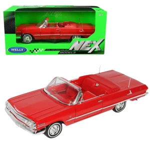 Коллекционный автомобиль 1963 CHEVROLET IMPALA 1:24 WELLY