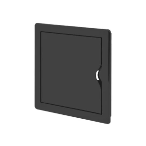 Ușiță revizie 150 x 150 mm abs plastic negru orno