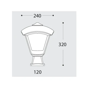 Светильник disma/dario 8.5 вт e27 920 лм 220 - 240 в ip55 fumagalli Thumbnail 3