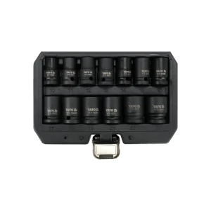 Set capete tubulare de impact hexagonal 13 buc. 10 - 24 mm 1/2" yato
