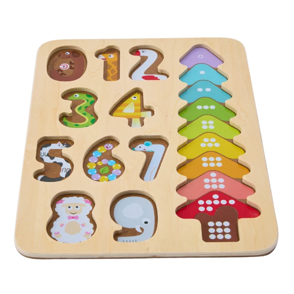 Puzzle "culori și numere" 7