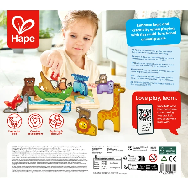 Puzzle "regatul animalelor", 16 piese 11