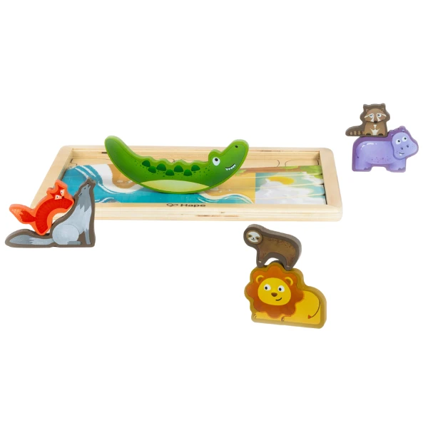 Puzzle "regatul animalelor", 16 piese 6