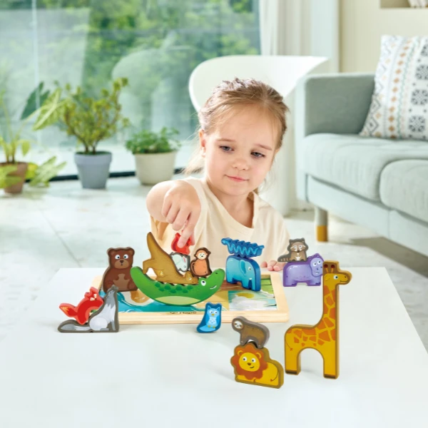 Puzzle "regatul animalelor", 16 piese 14