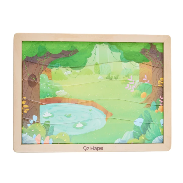 Puzzle "regatul animalelor", 16 piese 10