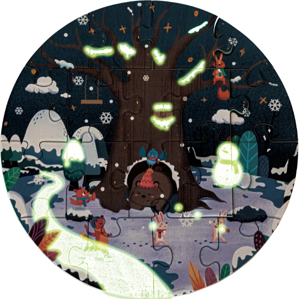 Пазл "времена года" (10+12+16+18 эл.) 8