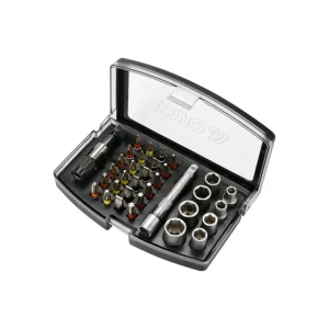Set capete tubulare și biți hexagonal 34 buc. 5 - 12 mm ph, pz, sl, tx, hex 1/4" 25 mm yato