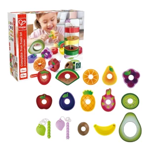 Jucărie de șnuruit "Omida și festinul de fructe"