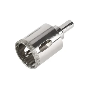 Carotă diamantată cu burghiu central pentru sticlă/ceramică 28 mm cilindric kranz