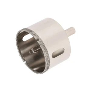 Carotă diamantată cu burghiu central pentru sticlă/ceramică 55 mm cilindric kranz