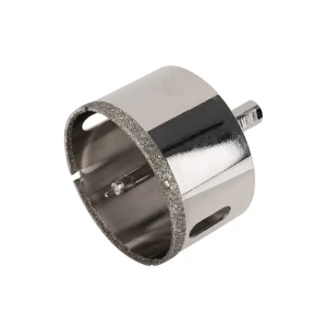 Carotă diamantată cu burghiu central pentru sticlă/ceramică 65 mm cilindric kranz