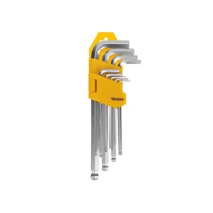 Set chei hexagonale cu cap sferic 1.5 - 10 mm 9 un. kranz
