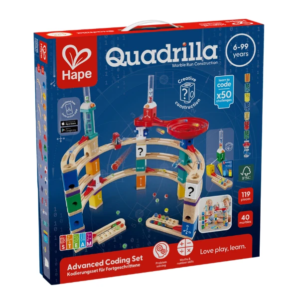Set de construcție și labirint quadrilla „codificare”, 159 elem. 3
