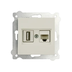 Priză de date karell alb exen elektrik