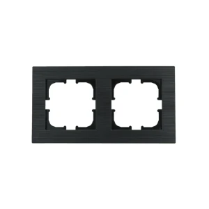 Ramă dublă confort negru exen elektrik