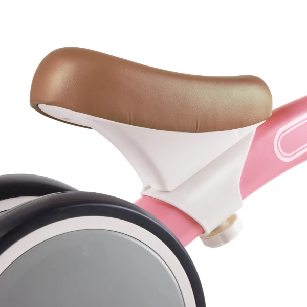 Детский балансировочный велосипед toddler ride-on balance bike, розовый 5