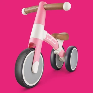 Детский балансировочный велосипед toddler ride-on balance bike, розовый Thumbnail 10