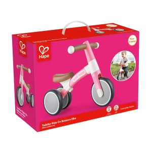 Детский балансировочный велосипед toddler ride-on balance bike, розовый Thumbnail 3