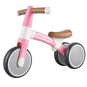 Детский балансировочный велосипед toddler ride-on balance bike, розовый Thumbnail 2