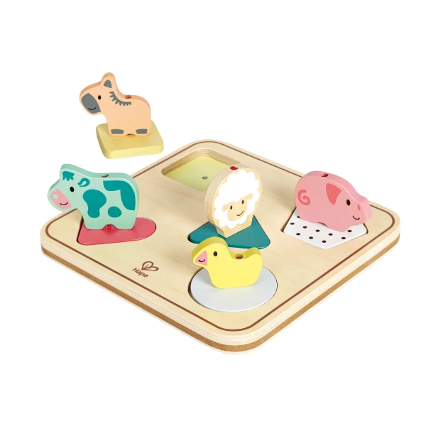 Puzzle cu animale "forme geometrice" 3