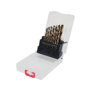 Set burghie 19 buc. pentru metal din338 1 - 10 mm oțel hss cilindric yato