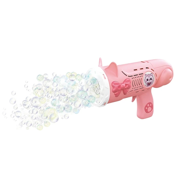Generator pentru bule de săpun în formă de pistol, roz 2