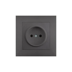 Унитарная розетка rosa 16 a 220 - 240 в антрацит elmos