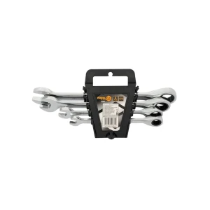 Set de chei combinate cu clichet 10 -19 mm 4 buc. vorel