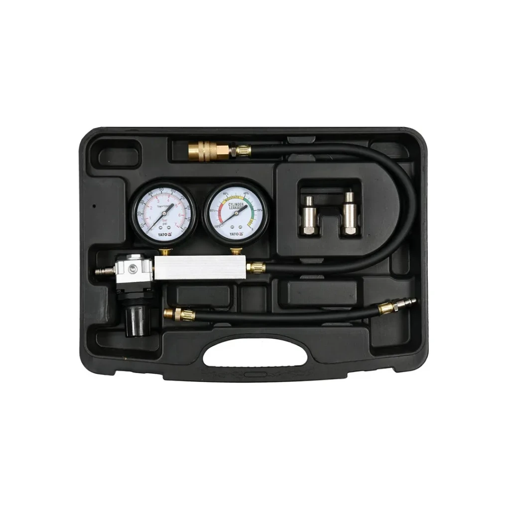 Set pentru detectarea scurgerilor din cilindri m12 x 1.25 mm, m14 x 1.5 mm 4 yato 2