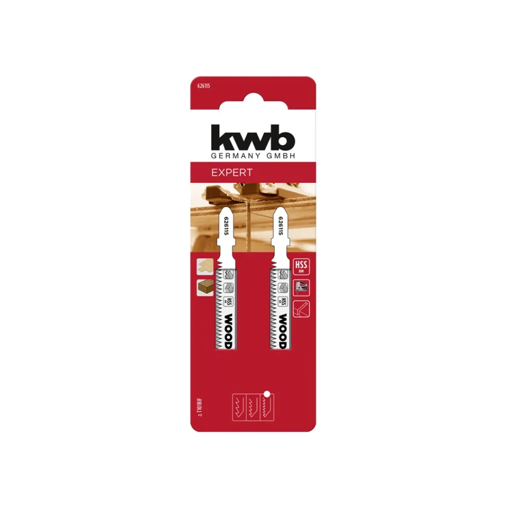 Set pânze pentru lemn pentru fierăstrau vertical (pendular) 83 mm 2 buc. kwb 2