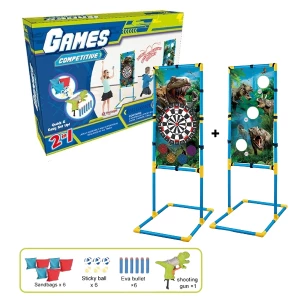 Set sportiv 2-în-1 &quot;Țintă și aruncări&quot;