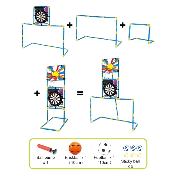 Set sportiv 5 în 1 "minge și jocuri" 2