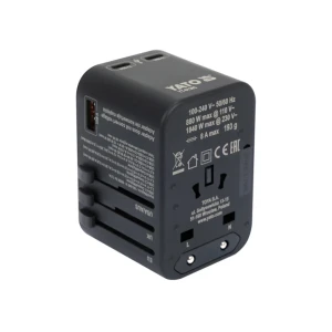 Adaptor universal 8 a 110 - 240 v ip20 yato