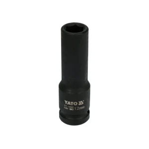 Cap cheie tubulară de impact hexagonal 12 mm 1/2" 78 mm yato