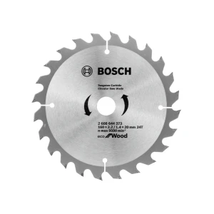 Disc de tăiat lemn eco 160 * 20 mm bosch