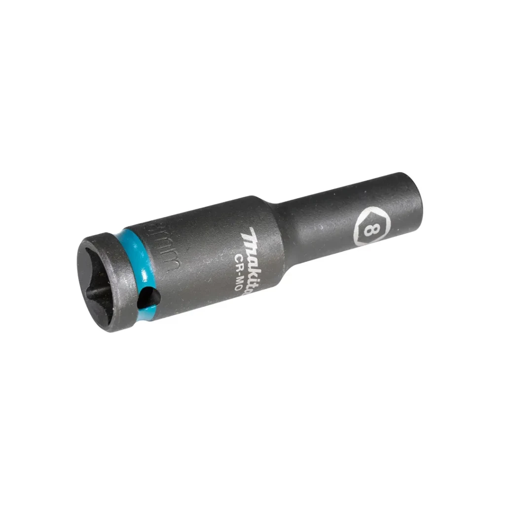 Головка ударная торцевая шестигранный impact black 8 мм 1/2" 81.5 мм makita 2