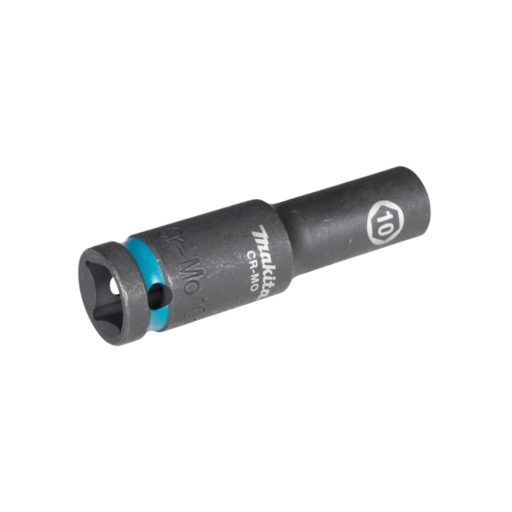Головка ударная торцевая шестигранный impact black 10 мм 1/2" 81.5 мм makita 2