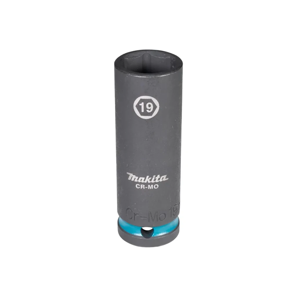 Головка ударная торцевая шестигранный impact black 19 мм 1/2" 81.5 мм makita 2