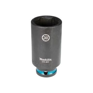 Cap cheie tubulară de impact hexagonal impact black 30 mm 1/2" 81.5 mm makita