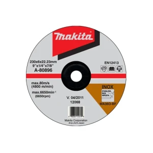 Disc abraziv pentru inox 230 * 22.23 mm makita