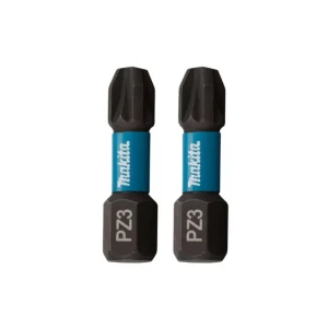 Set biți 2 buc. impact black pz3 1/4" 25 mm makita