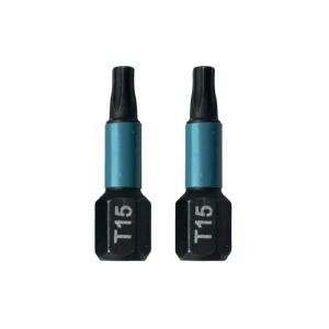 Set biți 2 buc. impact black t15 1/4" 25 mm makita