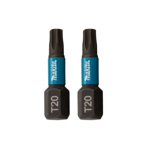 Набор бит 2 шт. impact black t20 1/4" 25 мм makita