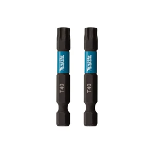 Набор бит 2 шт. impact black t40 1/4" 50 мм makita