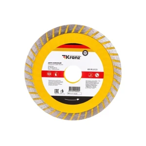 Disc diamantat pentru beton turbo volna 125 * 22.2 mm kranz