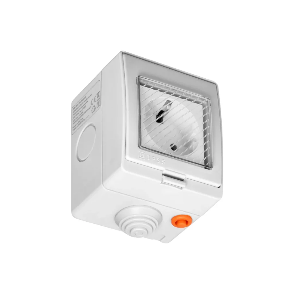 Priză inteligentă tuya 16 a 220 - 240 v gri orno 2