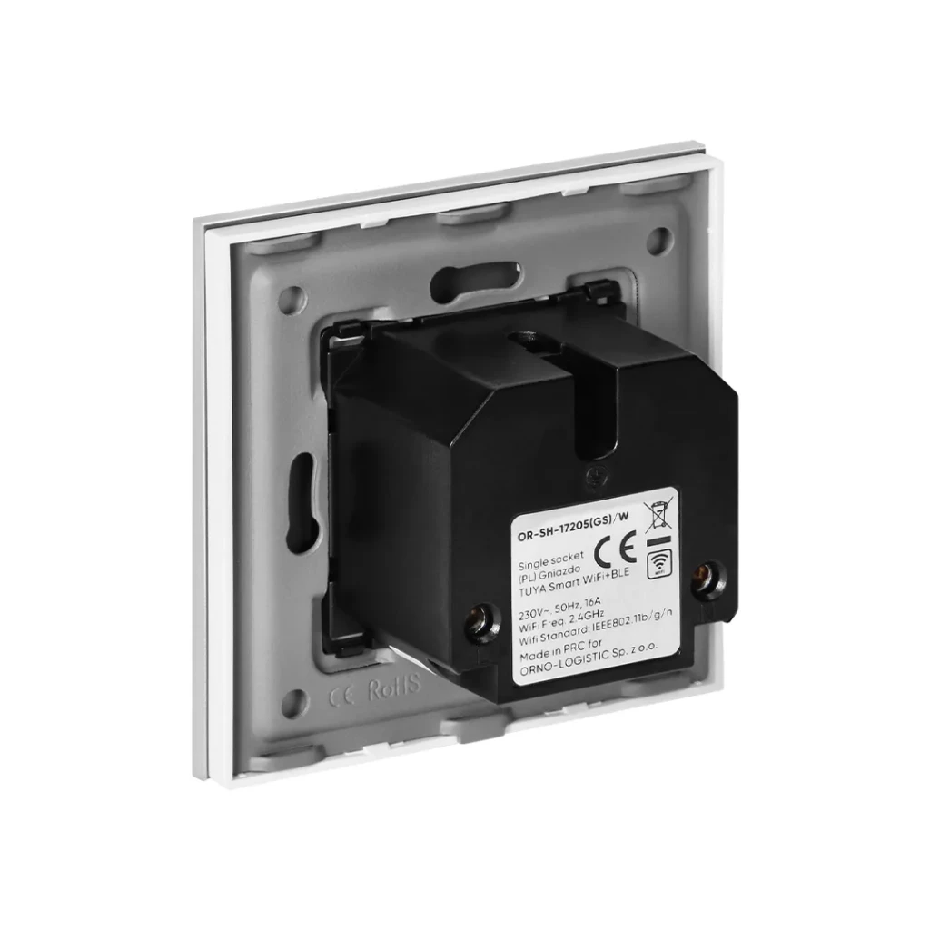 Умная розетка tuya 16 a 220 - 240 в белый orno 2